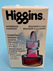 Higgins Pigment-Based Waterproof Drawing Ink 1 fl oz ea. – Set of 7 colors !