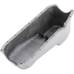 Polished Aluminum Stock Oil Pan for Small Block Chevy – Model R8442