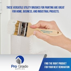 96 Pk- 2.5 inch Chip Paint Brushes for Paint, Stains,Varnishes,Glues,Gesso