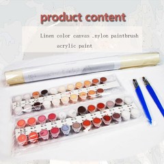Personalized Paint by Numbers Photo Customize DIY Oil Painting Kit Canvas Gift