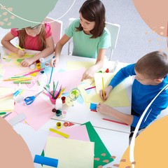 AIMI Construction Paper 100 Sheets Assorted Colors Bulk for School 10 colors