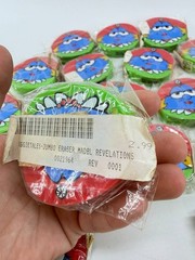 Big Ideas Revelations Madame Blueberry Jumbo Erasers Lot of 23 New Sealed