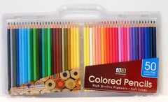 OTHER – ART ADVANTAGE “COLORED PENCILS” SOFT LEADS – SET OF 50 COLORS – NIP!