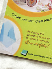 GRAFIX Clear Craft Plastic Sheets 6″x6″ 4 Sheets w/ Blue Liner .020 Thick