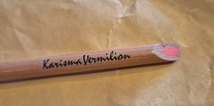 Berol Karismacolor coloured pencil Karisma Vermillion no number made in England