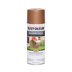 Rust-Oleum 210849 12oz Spray Paint – Hammered Copper, Rust Resistant, 6-Pack