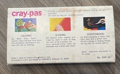 Vintage CRAY-PAS Colors Oil Sticks Crayons 12 CT XFP-12 Sakura Color Japan Art