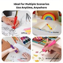 ERGONOMIC SILICONE PEN GRIP WRITING AID – COMFORTABLE NON-SLIP PENCIL HOLDER