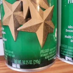 Rustoleum Specialty GLITTER GOLD 10.25oz Spray Paint 2 Cans Multi Surface Crafts