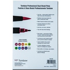 Tombow ABT Dual Brush Pens 56185, Bright Colors, 10 Pen Set