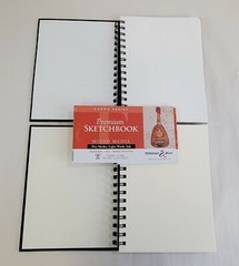 Lot 2 Stillman & Birn Books Mixed Media Sketch Hard Covers Spiral Bound 8″x6″
