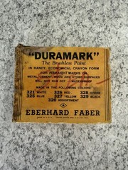 Duramark The Brushless Paint Eberhard Faber 328 Green Paint Crayons w/Box USA