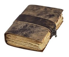 Leather Bound Vintage Journal for & Men – Book of Shadows – Lock Closure – 20…
