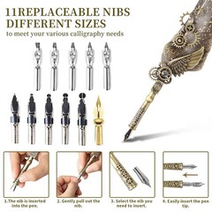 Calligraphy Pens and Ink Set – Calligraphy Kits for Beginners,Quill Pen Inclu…