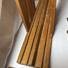 Antique Beckers Double Display Stand Portable Easel Sweden Wet Canvas Carrier
