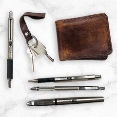 Refillable Stainless Steel Gel Pen Set 12-Pack