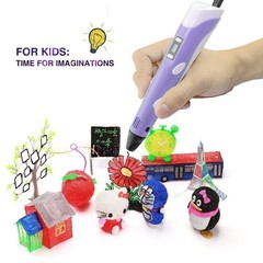 3D Printing Pen Set 3D Drawing Pen with Led Display 12 Color Filament Kid Gifts
