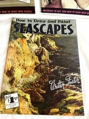 Draw Paint WALTER T FOSTER 3 Vtg How To Draw And Paint Instructional Art Books