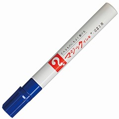 Teranishi Chemical Industry Oil-Based Marking Pen Magic Ink No. 500 Blue 6-Pack