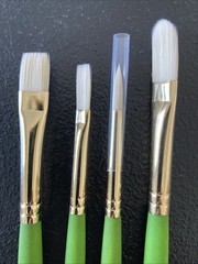 Lot of 4 Artist’s Loft Firenze Set Level 3 Paint Brushes Flat Bright Round 165la