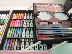 145/150pcs Artists Aluminium Art Case Colouring Pencils Painting Set Kids/Adults