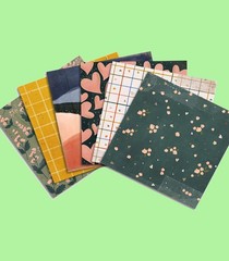 Scrapbook Paper Pad,Cardstock Decorative Craft Papers,6″X6″ 12 colors