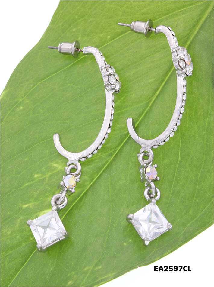 CZ Earring – Clear – ER-EA2597CL