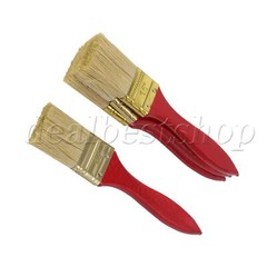 4PCS Red Handle Chip Paint Brush Natural Stains Brush for Paints 1.5″