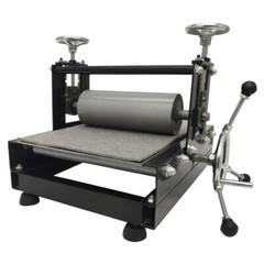 Upgrade Portable Press Printmaking Machine 30x50cm Adjust Tabletop Slab Roller