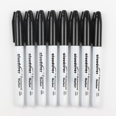 cloudriver Black Permanent Markers Fine Tip, 60 60 Count (Pack of 1),