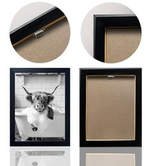 Highland Cow Bathroom Decor, Funny Bathroom 10″L x 8″W Highland Cow in Bathtub