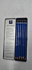 STAEDTLER Mars Lumograph Drawing Pencils Set – 6 Graphite Art Pencils Tin