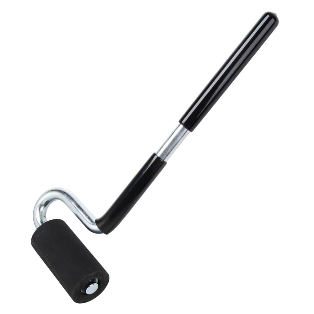 O’SKOOL 12″ Edge Banding Roller – Rubber J with Long Handle for Black