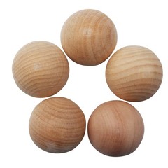 2 inch /5cm Wooden Round Ball Unfinished Natural Wood Ball DIY Decorative Bal…