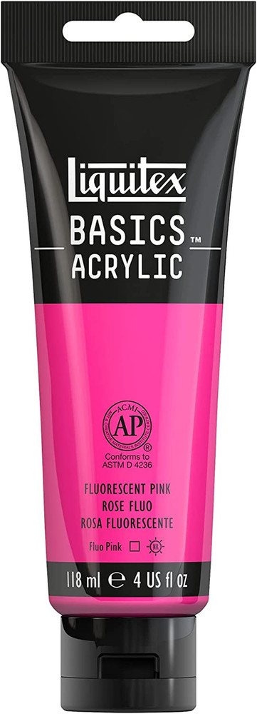 BASICS Acrylic Paint, 118Ml (4-Oz) Tube, Titanium White