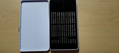 Brunel Franklin Charcoal pencils Set of 12 New Sealed 4 hard 4 soft 4 medium.Tin
