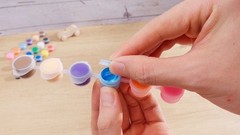100 Sets Mini Acrylic Paint Set – 1400 Pcs, 12 Colors, Brushes for Art & Crafts