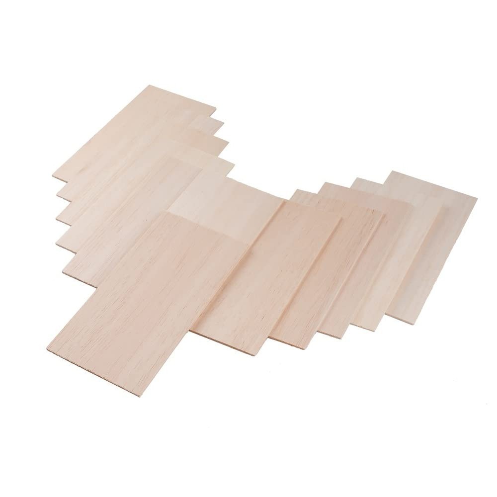 12 Pack Balsa Wood Sheets 1/8 x 4 x 8 Inch Natural Wood Color Unfinished Wood…