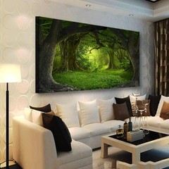 Tree of Life Wall Art Canvas Prints Natural Landscape Pictures Home Decor Gre…