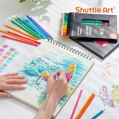 80-Color Art Pencil Set with Smooth Gliding Soft Cores – Perfect for All