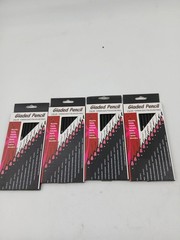 USLON Giaded Pencil Set and 24 Color Pencils Sketch Drawing Art Supplies Lot