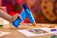 Crayola Marker Airbrush Spray Art Kit, Battery-Powered Sprayer Large, Multi