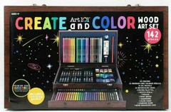 142 PIECES Create and Color Wood Art Set – Art 101
