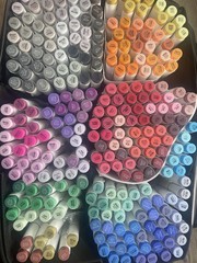 £1 Ohuhu Honolulu B Markers mk3 – (Individual, Brush & Fine Tip)