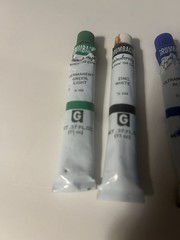 Grumbacher Gainsborough Artists’ Oil Color Paint Lot of 3 Tubes 11cc .37 fl oz