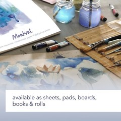 Art Book Watercolor Paper Notebook 8.3×5.8 inches A5 Size Journal White