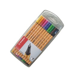Stabilo Point 88 Fineliner 0.4mm 10 Color Pen Set Wallet Fine Writing Sketching