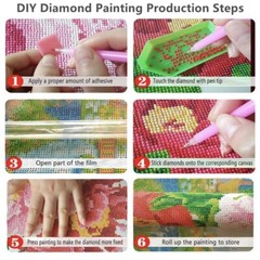 Painting Flowers DIY Full Round Drill 30x40cm Diamond Painting