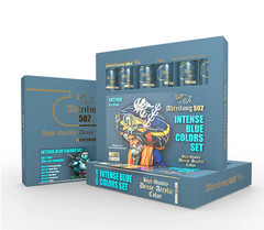 Abteilung 502 High Quality Dense Acrylics – Intense Blue Colors Set ABT1168
