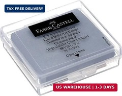 Faber-Castell Kneadable Eraser for Artists in Storage Case – Absorbent Kneaded E